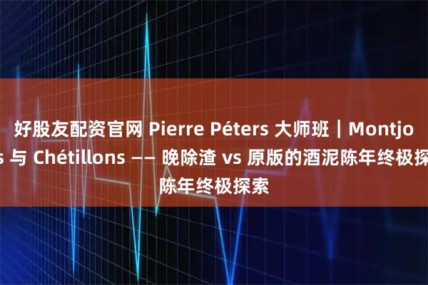 好股友配资官网 Pierre Péters 大师班｜Montjolys 与 Chétillons —— 晚除渣 vs 原版的酒泥陈年终极探索